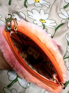 Fuzzy Butterfly Mini Bag