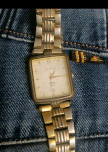 Sonata Golden Man Watch