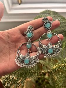 Boho Elephant Jhumka Earrings