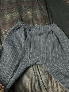 Pleated Slim Warmer pants