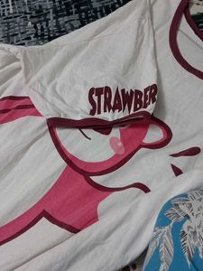 🍓🍒beautiful strawberry t-shirt