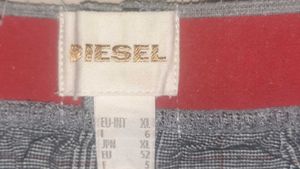 Orignal Diesel Men's Grey Boxers - Plaid Pattern