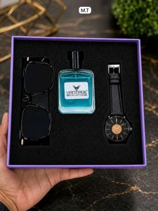 Men's Watch, Perfume & Sunglasses Gift Set AT SALE