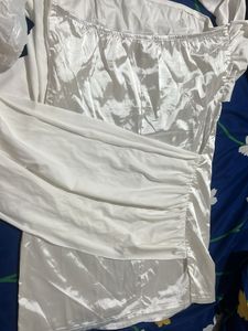 Elegant Newme brand White Party Dress