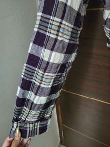 Stylish Plaid Cropped Shirt