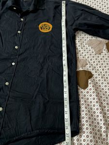 Versace Black Button-Down Shirt