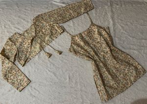 Desi Vintage corset back Kurti