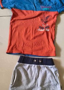 Kids' Fun Graphic Tee & Shorts Set