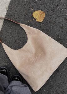 Chic Beige Suede Hobo Bag