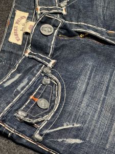 🔥 LAGUNA BEACH DENIM|HEAVY STITCH|SKULL BUTTON🔥