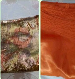 Rear Shimer Kurta With Satin Salwaar