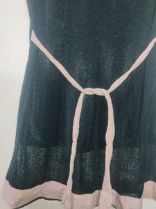combo of 2 top &amp; black long tunic