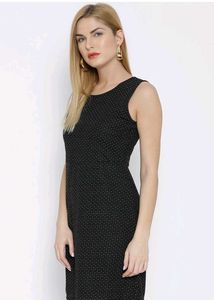 Chic Polka Dot Sheath Dress
