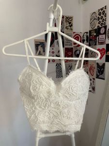 Lace Cropped Tank Top