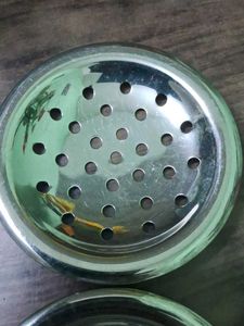 Stainless Steel Drain Covers (Set of 2)