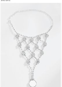 Sparkling Rhinestone Hand Chain Bracelet
