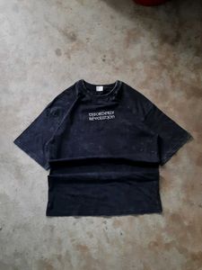 Graphic back Print acid washed Oversized T-Shirt