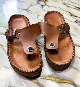 Stylish Brown Leather Sandals