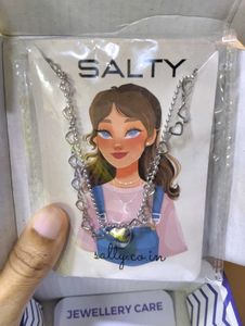 SALTY Silver Heart Necklace – New | Original Box