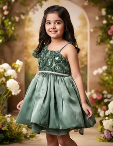 Beautiful Green Party Dress