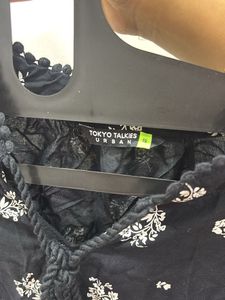 Chic Black Floral Mini Dress