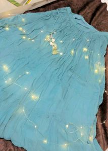 Bohemian Teal Tiered frock