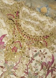 Elegant Designer Unstitched  Kurti Set