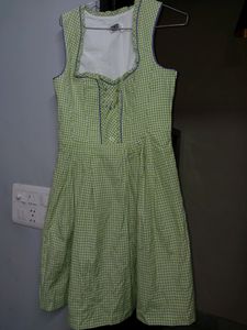 Vintage Cottage Green Dress