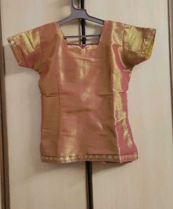 Kids' Ethnic Pattu Lehenga