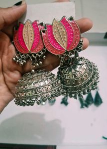 assorted jewellery earrings jar