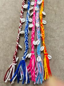 Bohemian Hair Ties with Shells