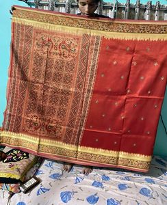 Beautiful Red Silk Saree