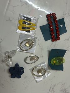 Assorted Hair Clips & Barrettes Set