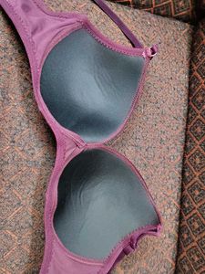 Comfortable Soft Padded Purple Bra