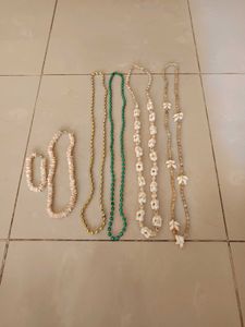 Unused Six Pieces Haar Mala Necklace