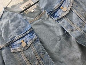 Zara Stylish Blue Denim Jacket