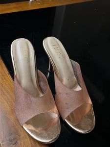 Sparkly Rose Gold Heels