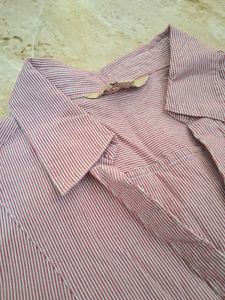 Chic Striped Button-Up Shirt