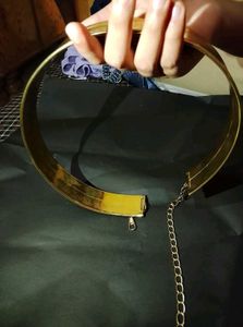 Gold belt for dress