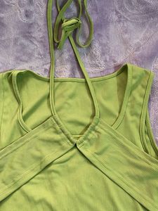 Lime Green Urbanic Crop Top