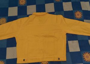 New Yellow Denim Jacket
