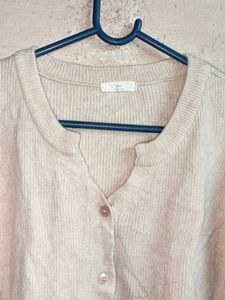 Cozy Cream Knit Cardigan Sweater