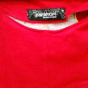 Red woollen Kurti