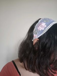 Embroidered Floral Headband