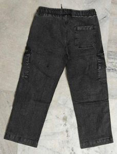 Grey Cargo Pants