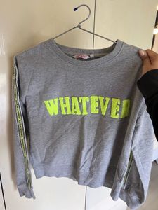 Ginger - Grey "Whatever" Sweatshirt