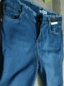 Blue Denim Capri