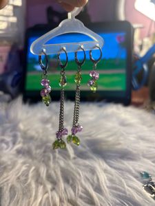 Charming Beaded Drop Earrings