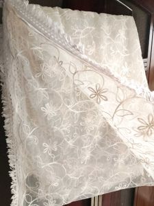 Floral Embroidered Soft Net Dupatta
