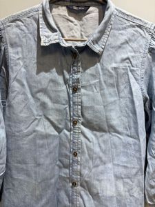 Light Wash Denim Shirt